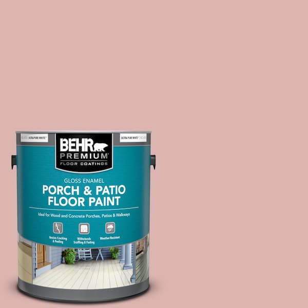1 gal. #S150-2 Tea Room Gloss Enamel Interior/Exterior Porch and Patio Floor Paint