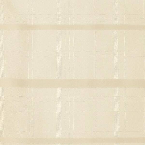 17 in. W x 17 in. L Elrene Elegance Plaid Damask Beige Fabric Napkins (Set of 4)