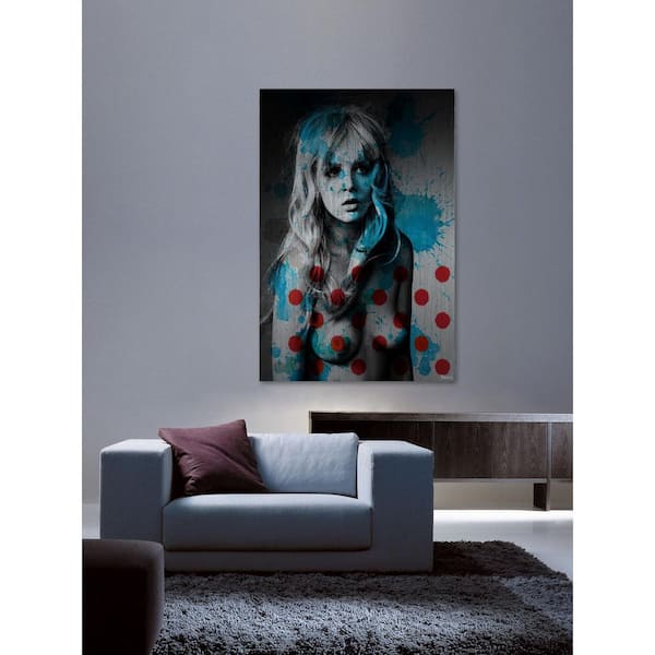 Unbranded 24 in. H x 16 in. W "American Beauty" by Parvez Taj Printed Brushed Aluminum Wall Art