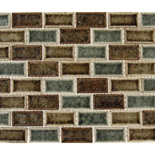 MSI Fossil Canyon 12 in. x 12 in. x 8 mm Glass Mesh-Mounted Mosaic Tile
