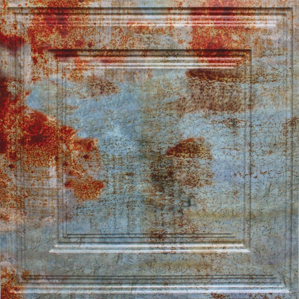 Falkirk Perth Old Tin Roof 2 ft. x 2 ft. Decorative Rusty Lay In Ceiling Tile (200 sq. ft./case) price history on PriceWatchPro