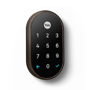 Nest x Yale Lock - Tamper-Proof Smart Deadbolt Lock with Nest Connect - Oil Rubbed Bronze