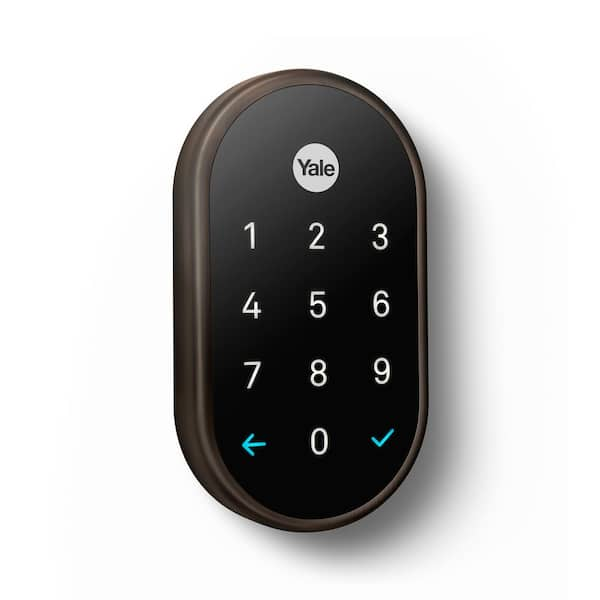 Google Nest x Yale Lock - Tamper-Proof Smart Deadbolt Lock with Nest  Connect - Oil Rubbed Bronze