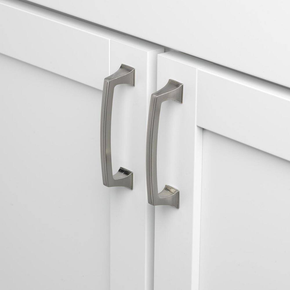Brushed Nickel 6-Inch Traditional Cabinet Bar Pull