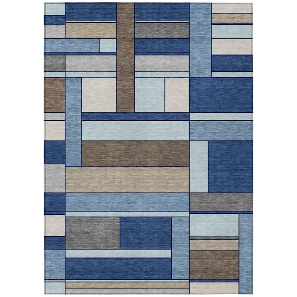 Chantille Machine Washable Indoor/Outdoor Abstract ACN2834 Baltic 10 ft. x 14 ft. Area Rug