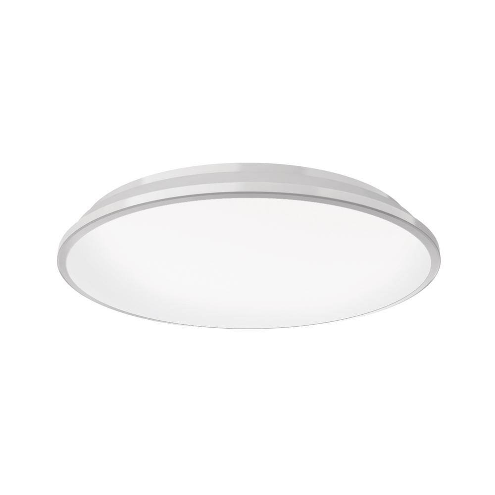 Brook 13 in. 1-Light 24-Watt White Integrated LED Flush Mount price history on PriceWatchPro