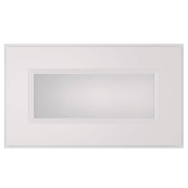 HOMEIBRO 21-in W X 12-in D X 12-in H in Traditional Dove Plywood Ready to Assemble Wall kitchen Cabinet