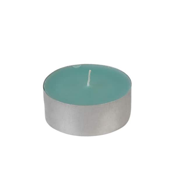 Zest Candle 2.25 in. Aqua Mega Oversized Tealights (12-Box)