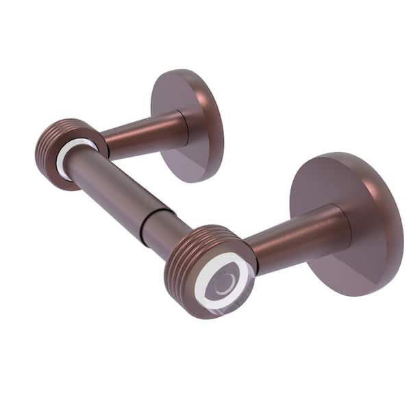 Allied Brass Clearview Antique Copper 1-Tier Brass Wall Mount Bathroom Shelf Allied Brass Clearview Antique Copper 1-Tier Brass Wall Mount Bathroom Shelf