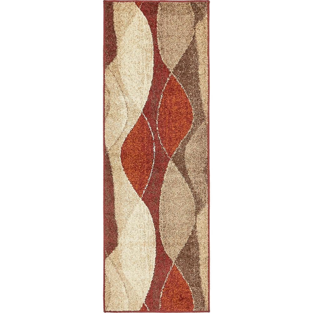 Unique Loom Autumn Plantation Multi 2' 0 x 6' 0 Runner Rug 3138171
