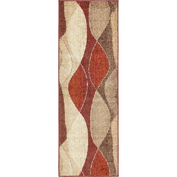 Unique Loom Autumn Plantation Multi 2' 0 x 6' 0 Runner Rug