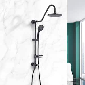 Stainless Steel single Shower Head with Handheld Shower System in Oil-Rubbed Bronze