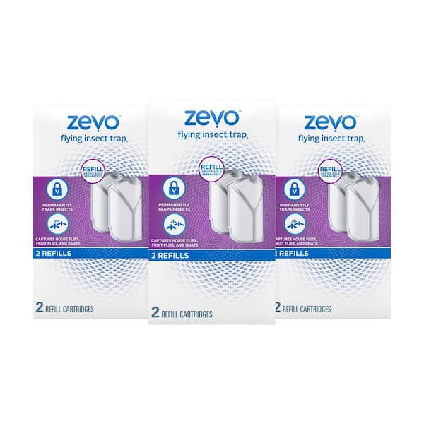 ZEVO Indoor Flying Insect Trap Refill Cartridges 2 Refill Cartridges