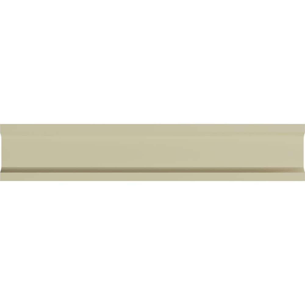 Gray Geometric Primed Urethane Panel Moulding Sample