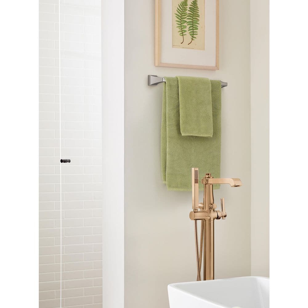 Mulholland 18 Inch Brushed Nickel Wall Mounted Towel Bar