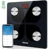 RENPHO Bluetooth Smart Wi-Fi Body Scale with 13-Metrics in White  PUS-ES-BR001-WH - The Home Depot