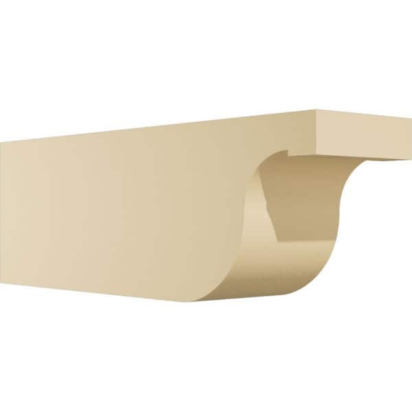Ekena Millwork Standard Del Monte 6 in. W x 8 in. H x 24 in. D Signature Urethane Rafter Tail Outlooker