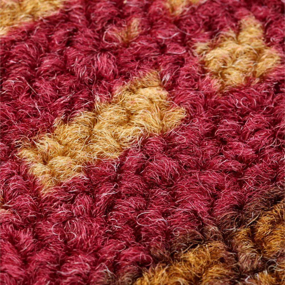 Multicolor Synthetic Stripe Rectangular Area Rug, 5' x 8'
