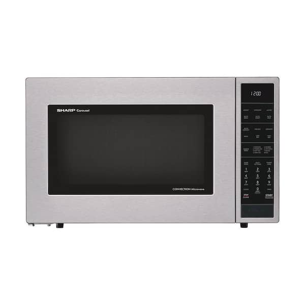 Sharp 24.6 in. Microwave 1.5 cu. ft. in Stainless Steel with Convection