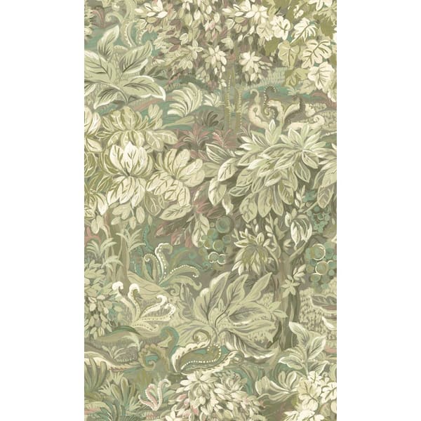 Walls Republic Multi Floral Foliage Printed Non-Woven Paper Non Pasted Textured Wallpaper 57 Sq. Ft.