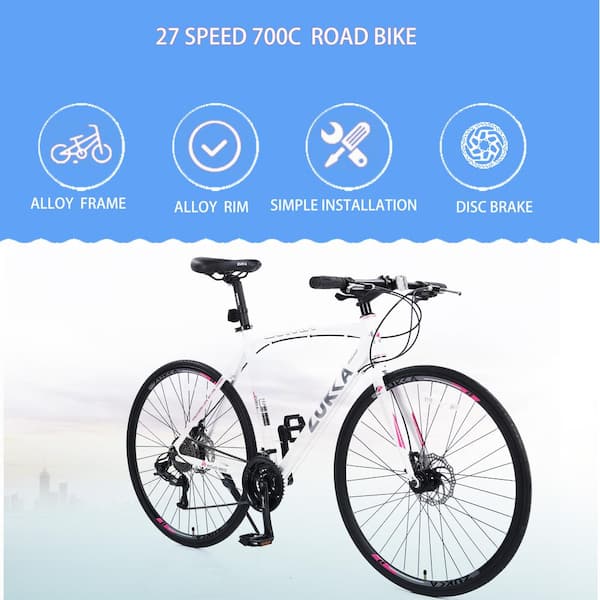 GOLDORO Electric Bike X7 Mountain E-Bike, Full Suspension 26in. Tire 350W  36V, Max 18 MPH, 21 Speed 52-62 Mile Riding Distance EB26X7-WT - The Home  Depot