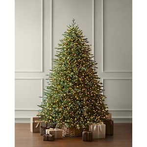 7.5 ft Yorkshire Twinkling Fir LED Pre-Lit Artificial Christmas Tree T33