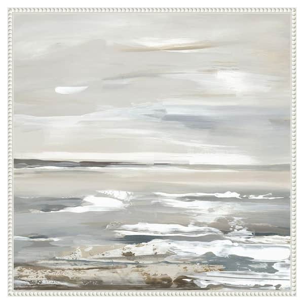 Amanti Art Oceanic Dreams by Lera 30 in. W x 30 in. H. Canvas Wall Art Print Framed in White