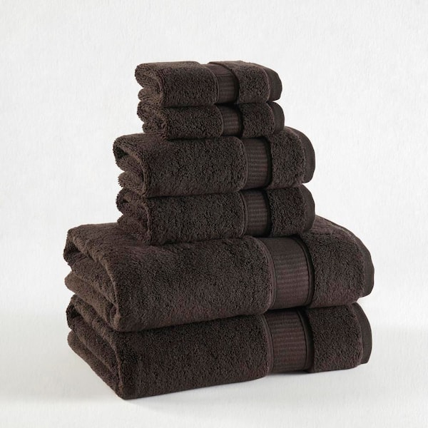 Bellmare Brown Towel Cotton 6Pc. Towel Set