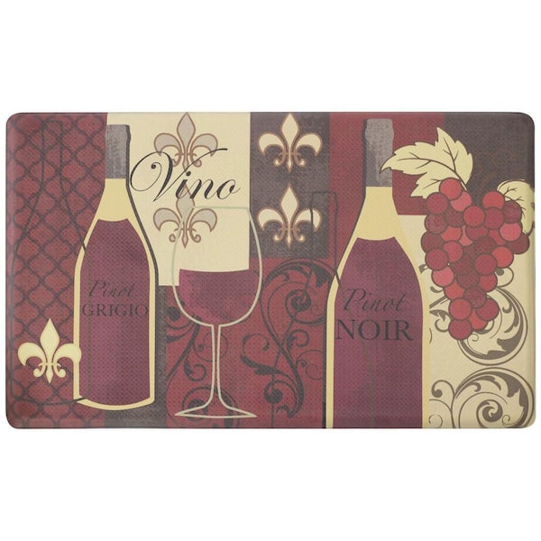 Chef Gear Vino 18 in. x 30 in. Foam Comfort Kitchen Mat
