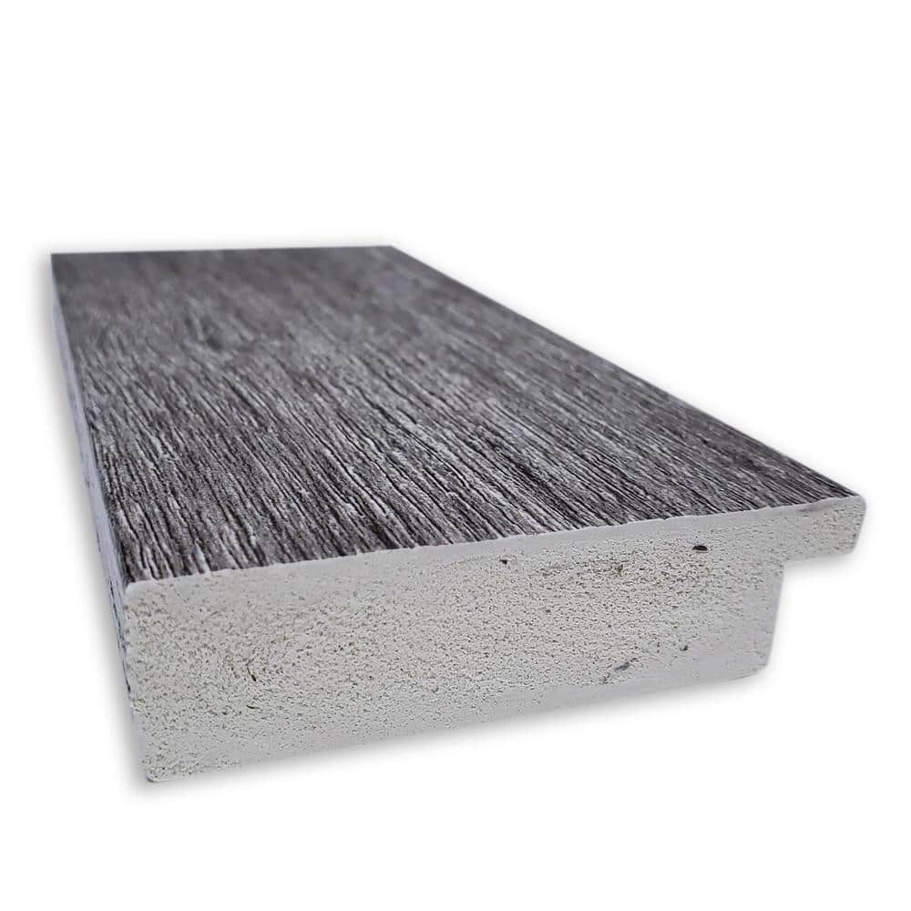 Bark Rustic Grey Full Length Over-the-Door Mirror