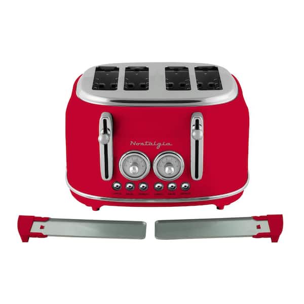 Dorset 4-Slice Toaster - Red