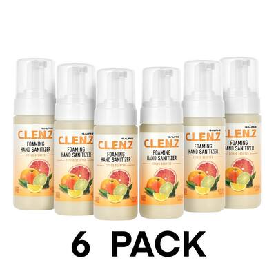 CLENZ 4 oz. Citrus Scented Foaming Hand Sanitizer (6-Pack)