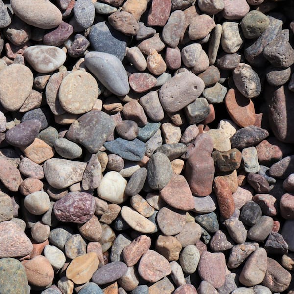 0.50 cu. ft. 40 lbs. 1/2 in. to 3/4 in. Mohave River Multi-Color Landscaping Pebble