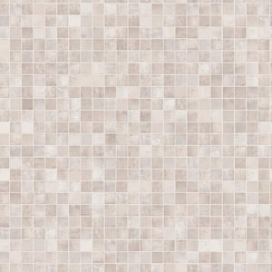Mosaic Tiles Neutral Wallpaper Sample