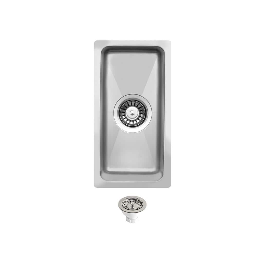 SINK DEPOT 18Gauge Stainless Steel 9 in. Undermount Bar Sink with