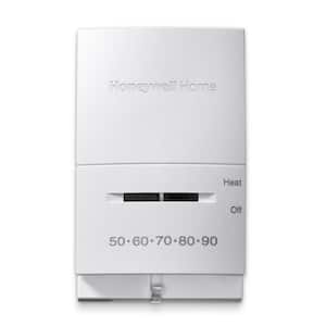 Vertical Non-Programmable Thermostat with Microvolt 1H Single Stage Heating