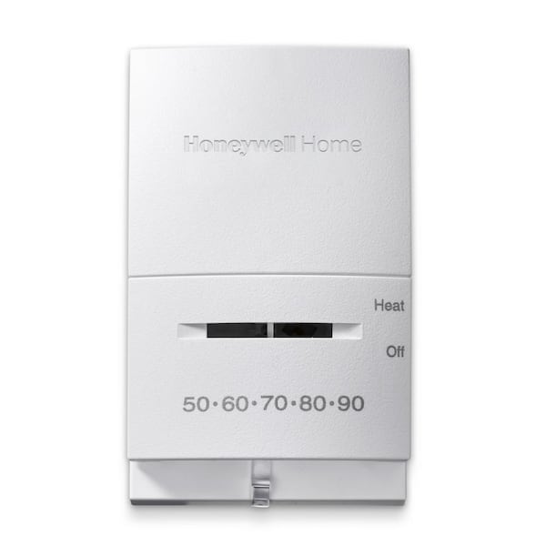 Honeywell Home Vertical Non-Programmable Thermostat with Microvolt 1H Single Stage Heating