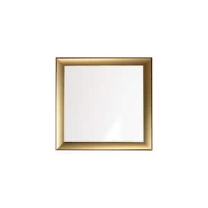 Modern Swirled Gold Wall Mirror 32 in. W x 32 in. H