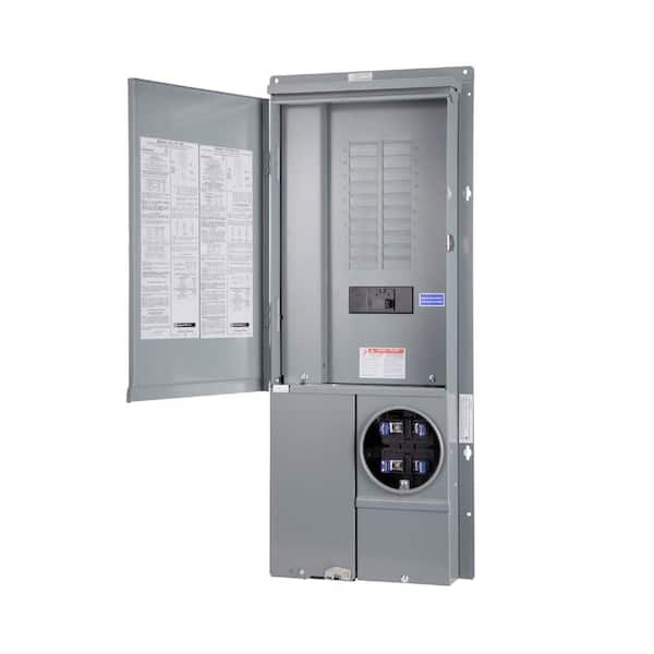 Square D Homeline 200 Amp 20-Space 40-Circuit Outdoor Ring-Type