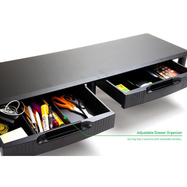 Everything Organizer Monitor Stand with Drawer
