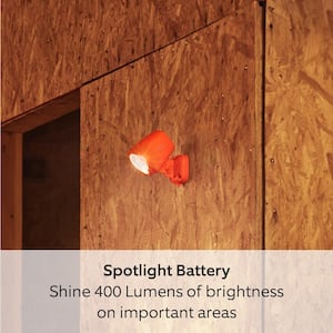 Jobsite Security Spotlight Battery