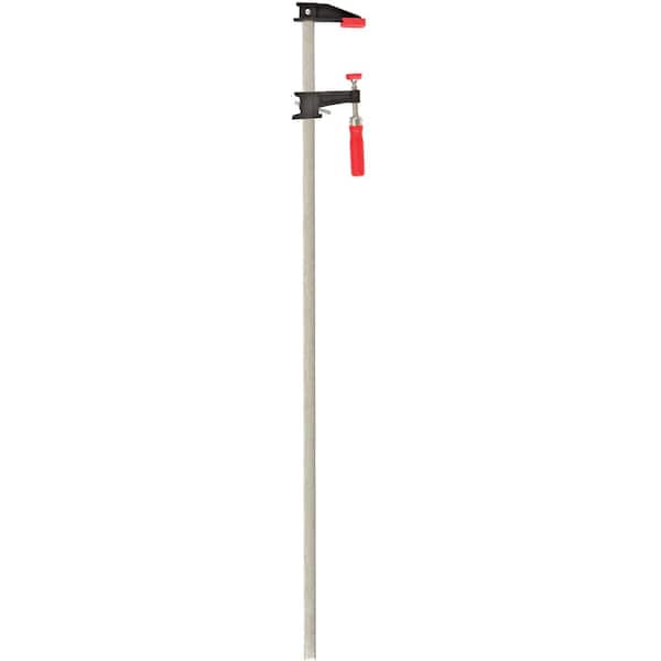 BESSEY Clutch Style 34 in. Capacity Bar Clamp with Wood Handle and 2-1/2 in. Throat Depth