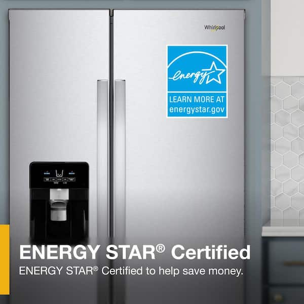 Whirlpool 25 cu. ft. Side by Side Refrigerator in Monochromatic