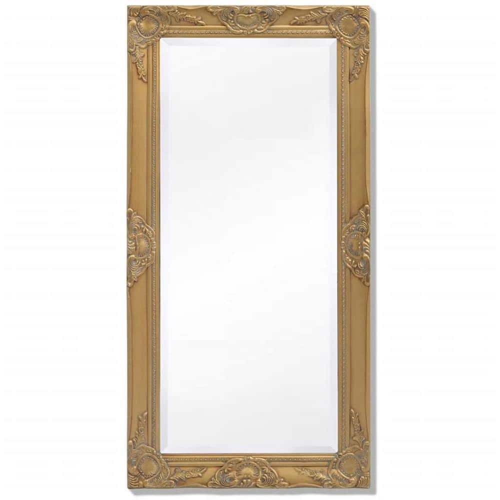 23.6 in. W x 47.2 in. H Rectangular Wood Framed Wall Mount Modern Decor Bat
