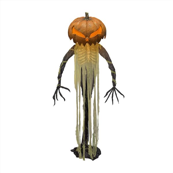 Haunted Hill Farm - 9 ft. Pumpkin Sentinel by Tekky, Premium Halloween Animatronic