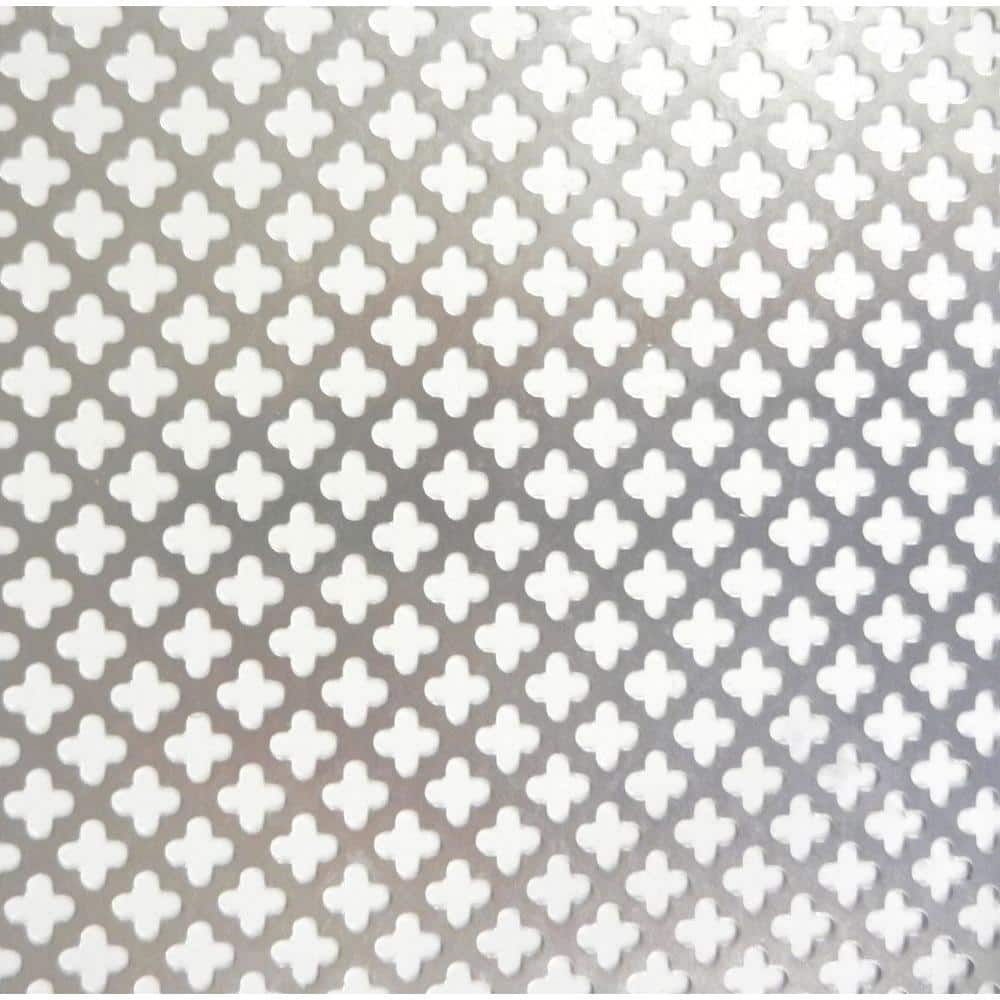 16in. x 48in. Perforated SS Grill Mesh Sheet - Silver