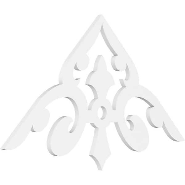 Ekena Millwork Whitman 1 in. D x 24 in. W x 48 in. L Signature Urethane Gable Pediment