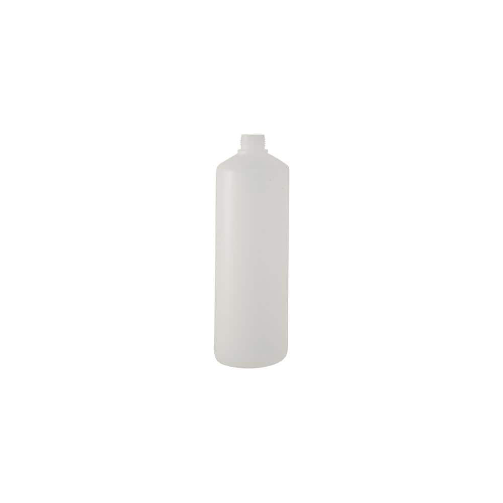 Chrome Black and White Lotion Soap Dispenser with Curved Nozzle