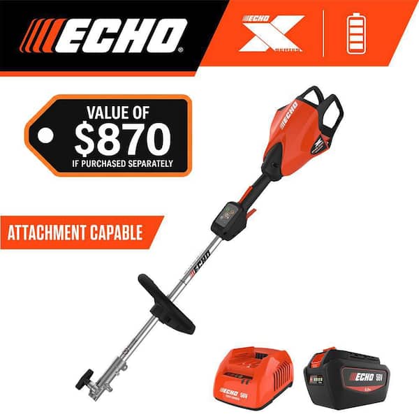 56-Volt X Series Brushless Cordless Battery Attachment Capable PAS Power Head w/ 5.0Ah Battery and Rapid Charger