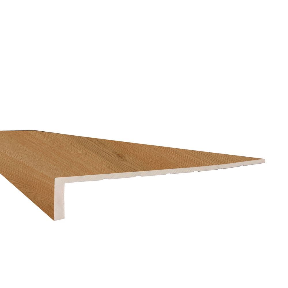 Woo-dy Santa Fe Oak 35mm T x 12 in. W x 47.25 in. L Waterproof Luxury Vinyl Stair Tread Eased Edge (4 pieces/case) price history on PriceWatchPro